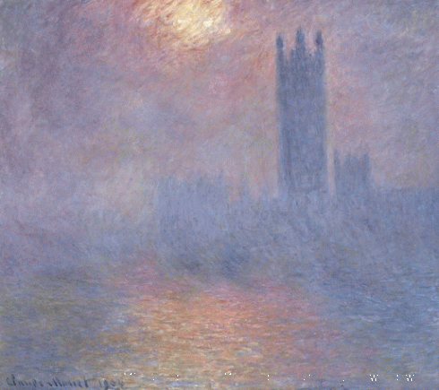 Claude Monet: Il parlamento nella nebbia