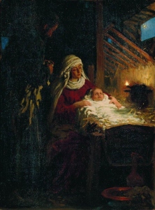Jl'ja Repin (1844-1930): La Nascita di Cristo, 1890